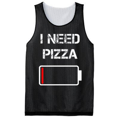 I Need Pizza Italian Food Pizza Lover Funny Pizza Mesh Reversible Basketball Jersey Tank