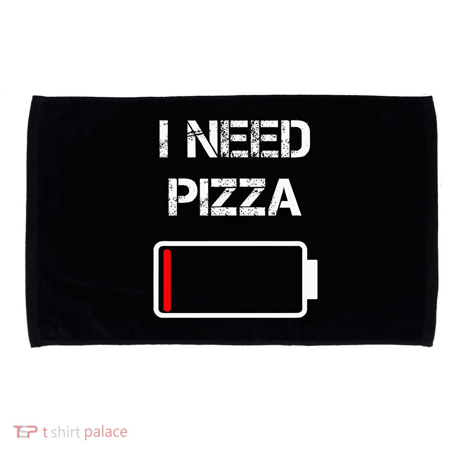 I Need Pizza Italian Food Pizza Lover Funny Pizza Microfiber Hand Towel
