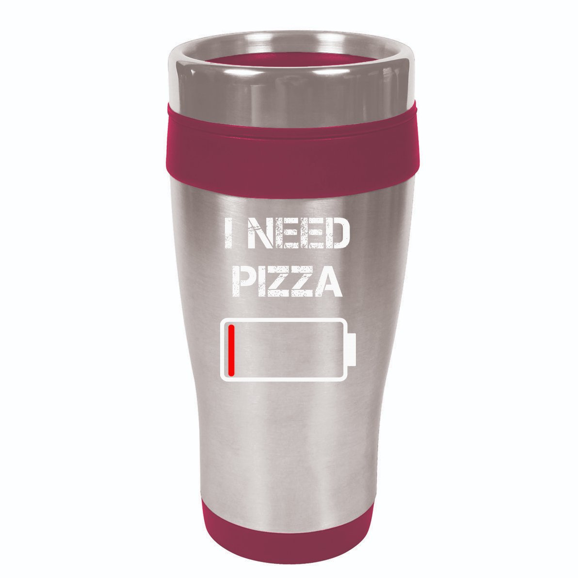 I Need Pizza Italian Food Pizza Lover Funny Pizza 16oz Travel Tumbler