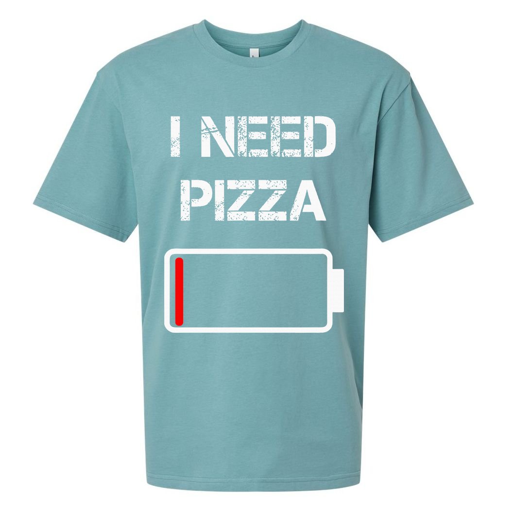 I Need Pizza Italian Food Pizza Lover Funny Pizza Sueded Cloud Jersey T-Shirt