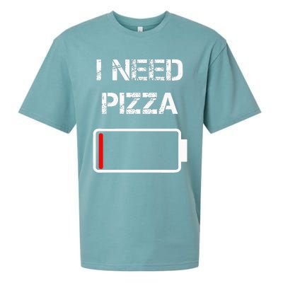 I Need Pizza Italian Food Pizza Lover Funny Pizza Sueded Cloud Jersey T-Shirt