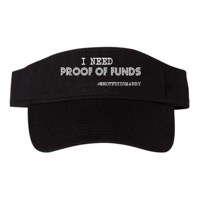 I Need Proof Of Funds Who Tf Did I Marry Valucap Bio-Washed Visor