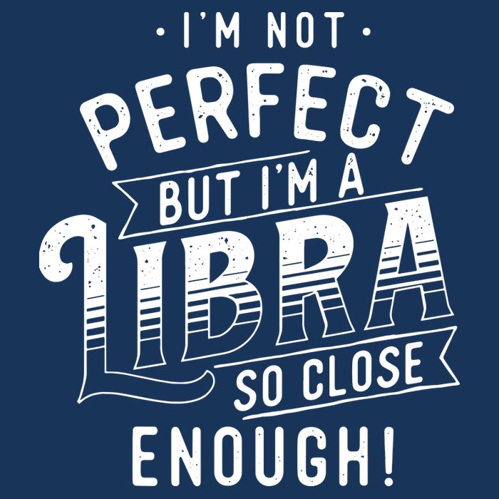 Im Not Perfect Libra Zodiac Sign Horoscope Astrology 16 in Basic Backpack