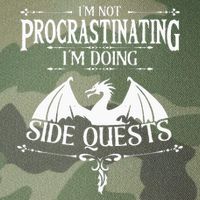 IM Not Procrastinating IM Doing Side Quests Rpg Gamers Legacy Tie Dye Trucker Hat