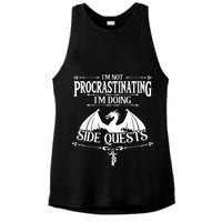 IM Not Procrastinating IM Doing Side Quests Rpg Gamers Ladies PosiCharge Tri-Blend Wicking Tank