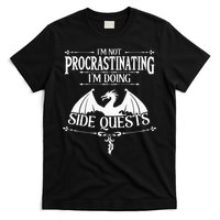 IM Not Procrastinating IM Doing Side Quests Rpg Gamers T-Shirt