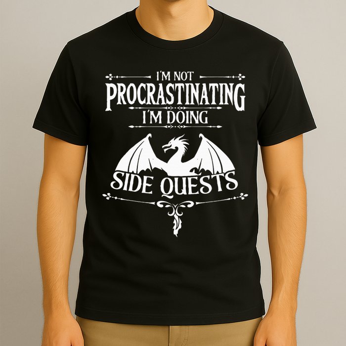 IM Not Procrastinating IM Doing Side Quests Rpg Gamers T-Shirt