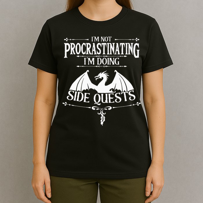 IM Not Procrastinating IM Doing Side Quests Rpg Gamers T-Shirt