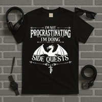 IM Not Procrastinating IM Doing Side Quests Rpg Gamers T-Shirt