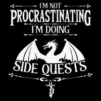 IM Not Procrastinating IM Doing Side Quests Rpg Gamers T-Shirt