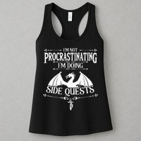 IM Not Procrastinating IM Doing Side Quests Rpg Gamers Womens Tank Top