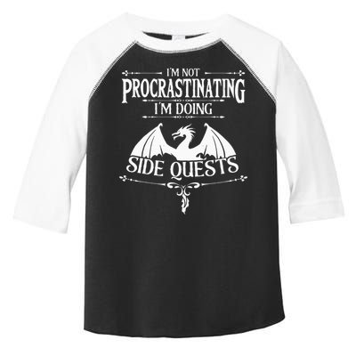 IM Not Procrastinating IM Doing Side Quests Rpg Gamers Toddler Fine Jersey T-Shirt