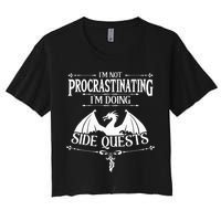 IM Not Procrastinating IM Doing Side Quests Rpg Gamers Crop Top