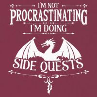 IM Not Procrastinating IM Doing Side Quests Rpg Gamers 16oz Travel Tumbler