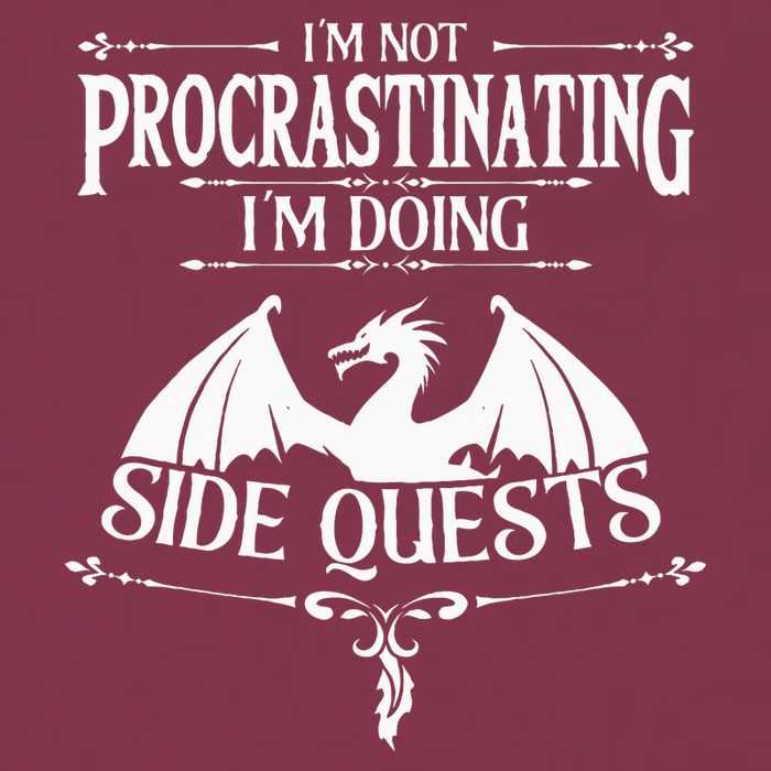 IM Not Procrastinating IM Doing Side Quests Rpg Gamers 16oz Travel Tumbler