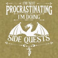 IM Not Procrastinating IM Doing Side Quests Rpg Gamers Garment-Dyed Women's Muscle Tee