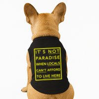 It’S Not Paradise When Locals Can’T Afford To Live Here Doggie Tank