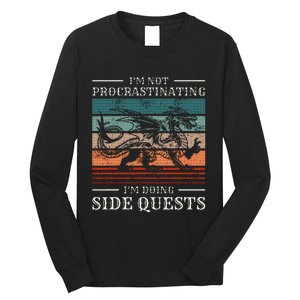 IM Not Procrastinating IM Doing Side Quests Rpg Gamer Long Sleeve Shirt