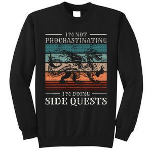 IM Not Procrastinating IM Doing Side Quests Rpg Gamer Sweatshirt