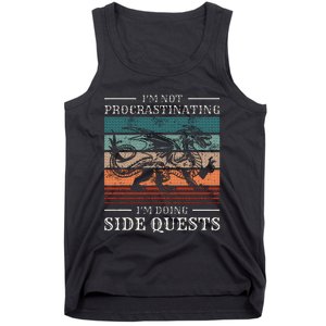 IM Not Procrastinating IM Doing Side Quests Rpg Gamer Tank Top