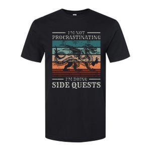 IM Not Procrastinating IM Doing Side Quests Rpg Gamer Softstyle CVC T-Shirt