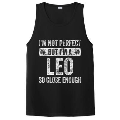 I'm Not Perfect But I'm A Leo Funny Horoscope Zodiac Sign PosiCharge Competitor Tank
