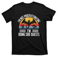 IM Not Procrastinating IM Doing Side Quests Rpg Dice Game T-Shirt