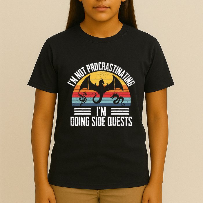 IM Not Procrastinating IM Doing Side Quests Rpg Dice Game T-Shirt