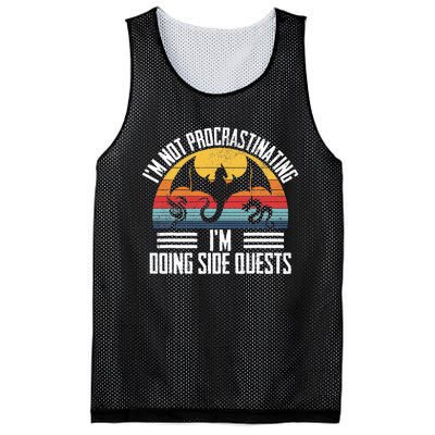 IM Not Procrastinating IM Doing Side Quests Rpg Dice Game Mesh Reversible Basketball Jersey Tank