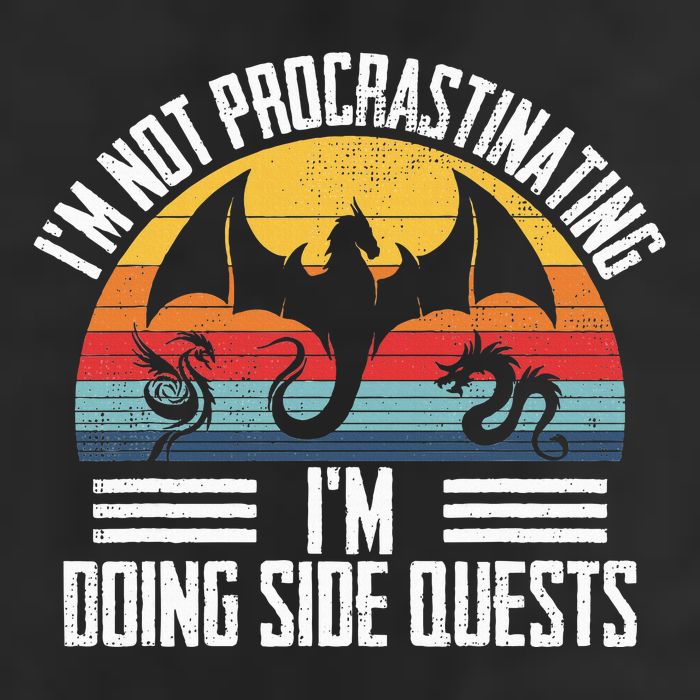 IM Not Procrastinating IM Doing Side Quests Rpg Dice Game Trucker Hat