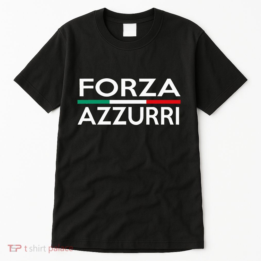 Italy National Pride Forza Azzurri Italia Tall T-Shirt