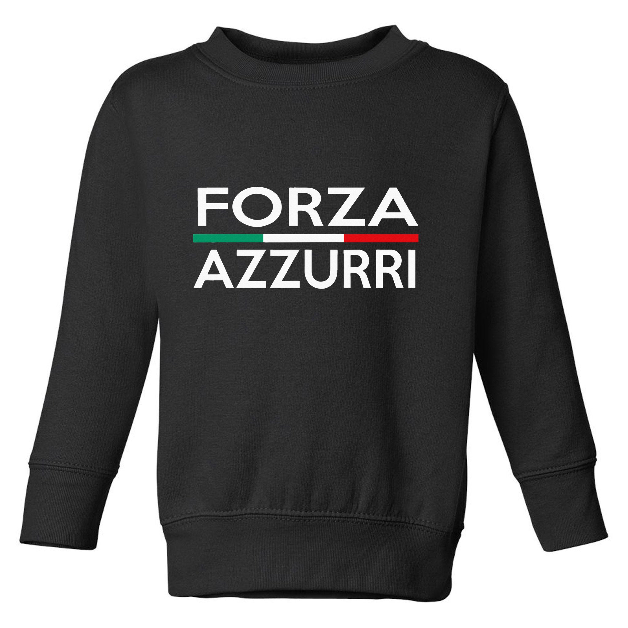Italy National Pride Forza Azzurri Italia Toddler Sweatshirt