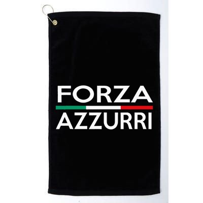 Italy National Pride Forza Azzurri Italia Golf Towel