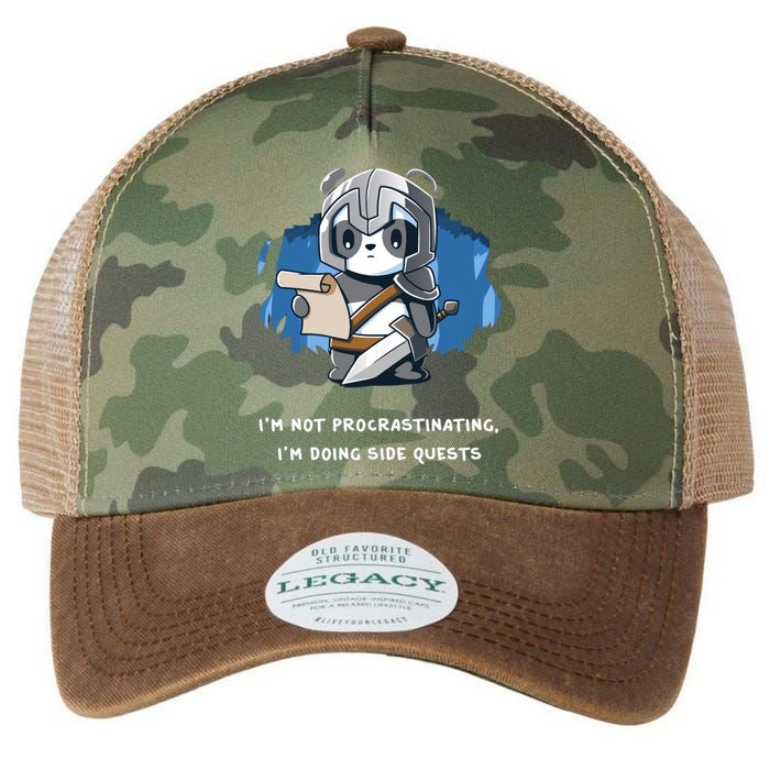 I'm Not Procrastinating I'm Doing Side Quests Legacy Tie Dye Trucker Hat