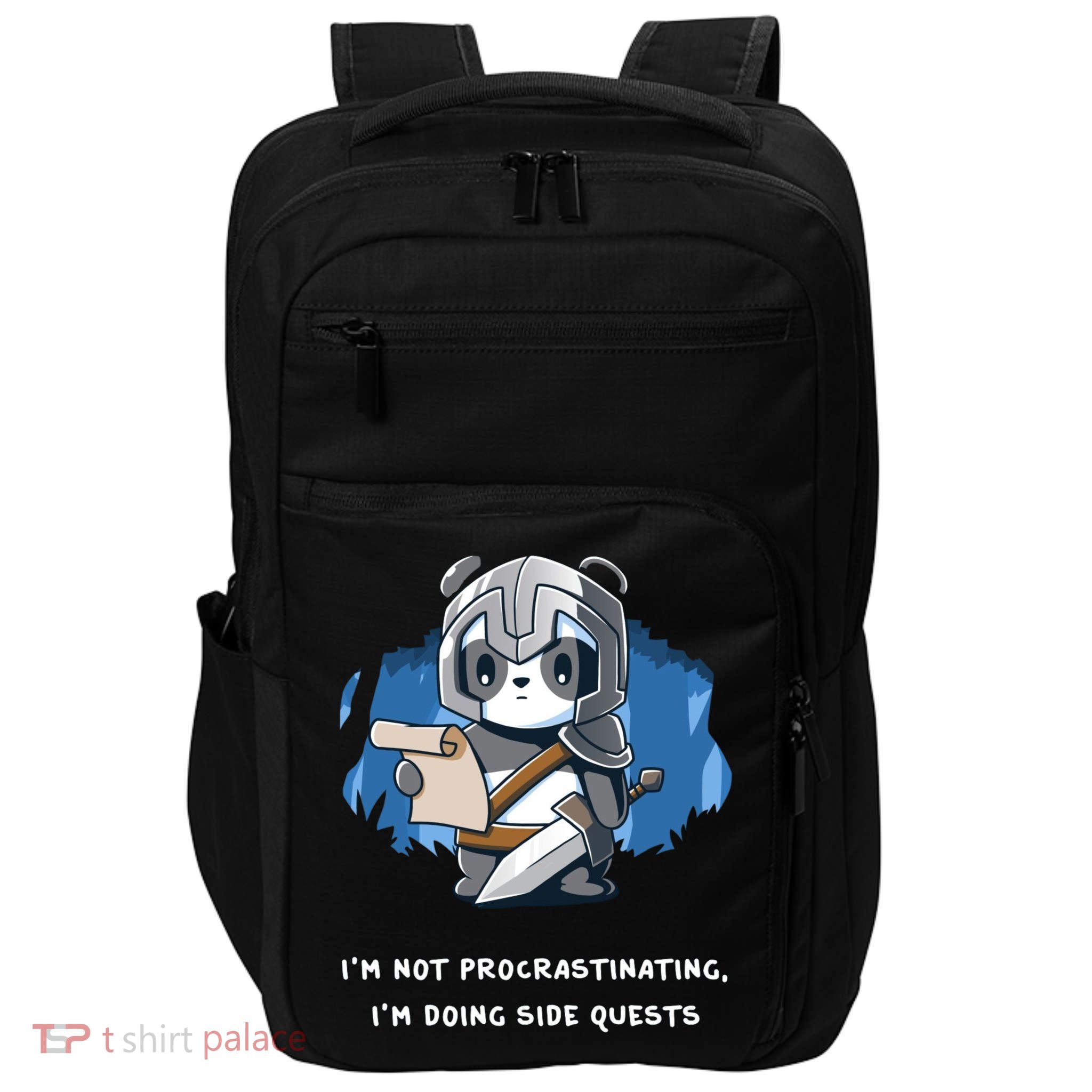 I'm Not Procrastinating I'm Doing Side Quests Impact Tech Backpack
