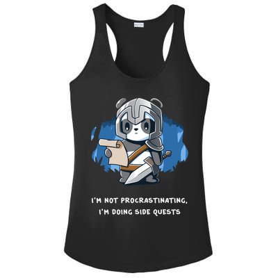 I'm Not Procrastinating I'm Doing Side Quests Ladies PosiCharge Competitor Racerback Tank