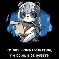 I'm Not Procrastinating I'm Doing Side Quests Ladies PosiCharge Competitor Racerback Tank