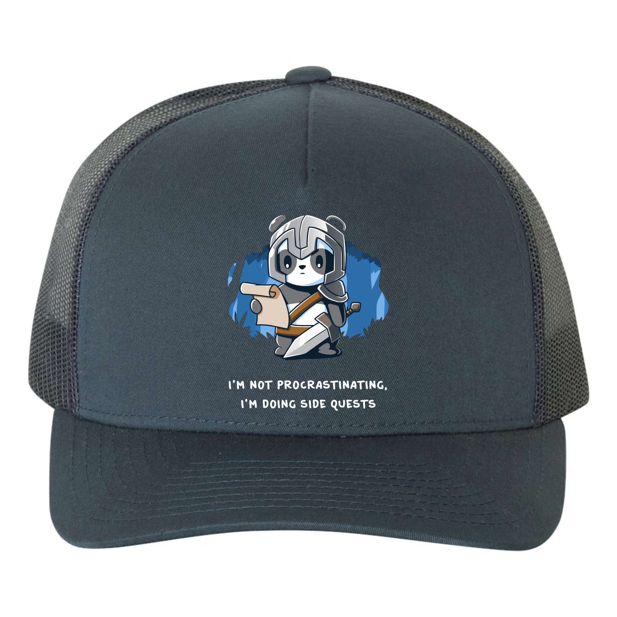 I'm Not Procrastinating I'm Doing Side Quests Yupoong Adult 5-Panel Trucker Hat