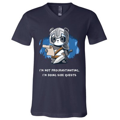 I'm Not Procrastinating I'm Doing Side Quests V-Neck T-Shirt