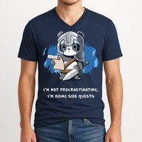 I'm Not Procrastinating I'm Doing Side Quests V-Neck T-Shirt