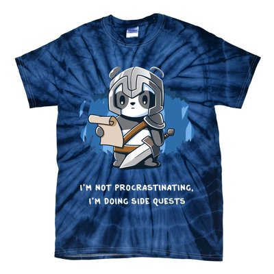 I'm Not Procrastinating I'm Doing Side Quests Tie-Dye T-Shirt
