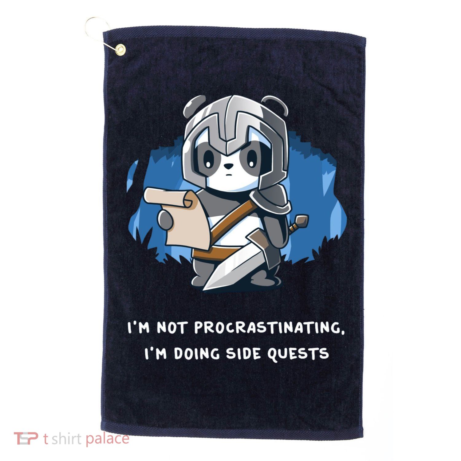 I'm Not Procrastinating I'm Doing Side Quests Golf Towel
