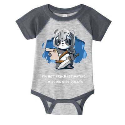 I'm Not Procrastinating I'm Doing Side Quests Infant Baby Jersey Bodysuit