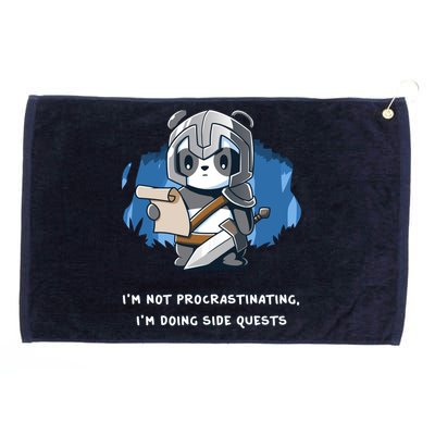 I'm Not Procrastinating I'm Doing Side Quests Grommeted Golf Towel