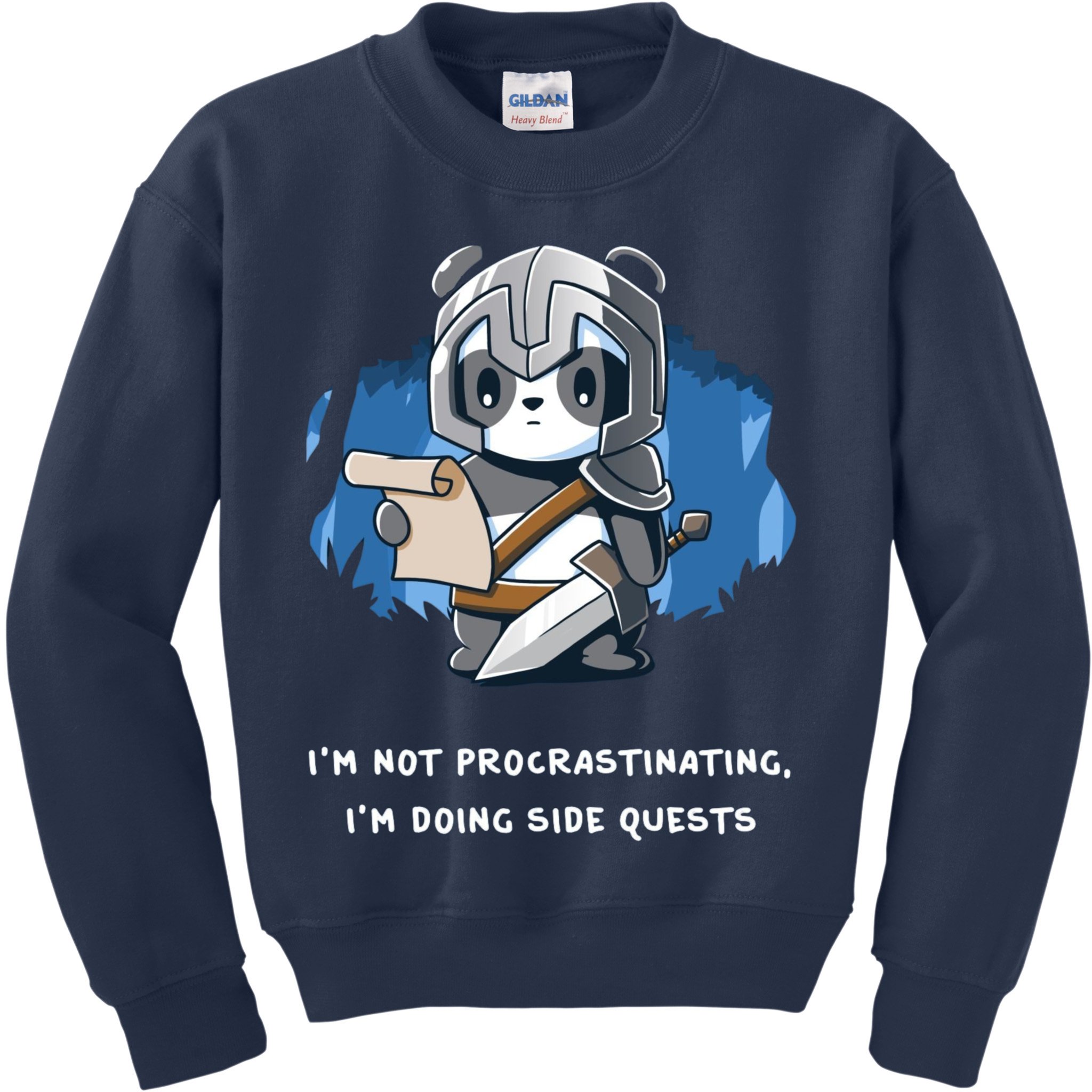 I'm Not Procrastinating I'm Doing Side Quests Kids Sweatshirt