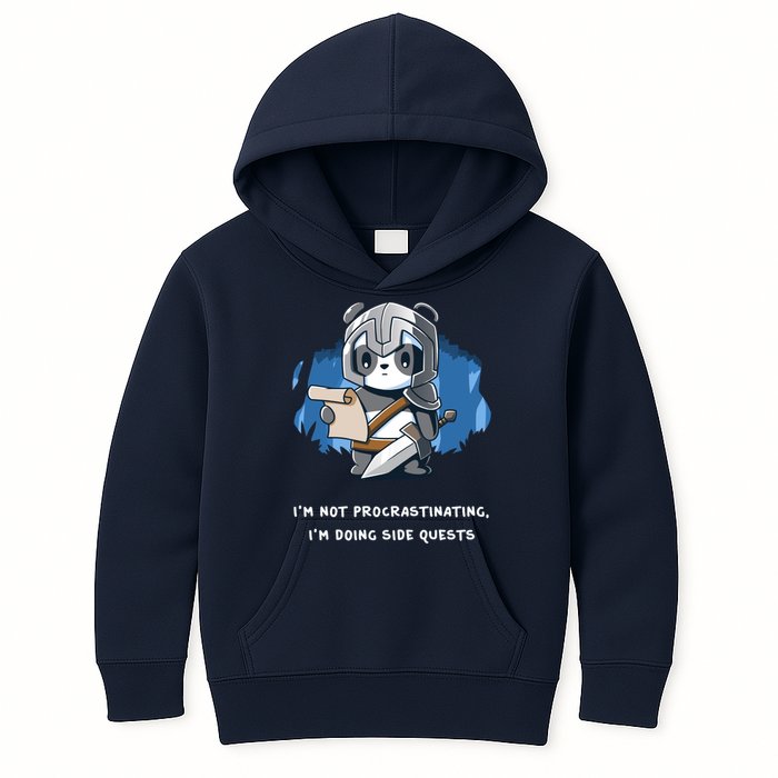 I'm Not Procrastinating I'm Doing Side Quests Kids Hoodie