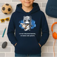 I'm Not Procrastinating I'm Doing Side Quests Kids Hoodie