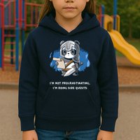 I'm Not Procrastinating I'm Doing Side Quests Kids Hoodie
