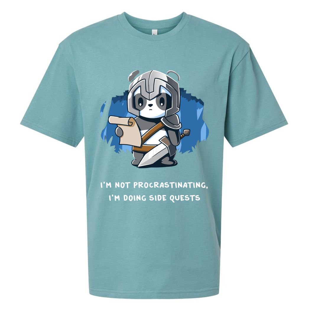 I'm Not Procrastinating I'm Doing Side Quests Sueded Cloud Jersey T-Shirt