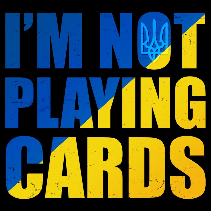 Im Not Playing Cards Zelensky Quote Support Pro Ukraine Cooling Performance Crew T-Shirt